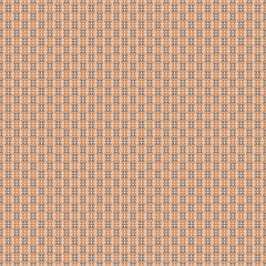 Seamless Vintage Geometric Pattern in Warm Orange and Brown Tones