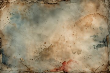 Vintage Watercolor Antique Paper Texture for Nostalgic Design