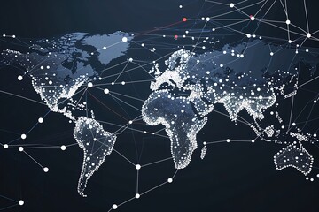 Revolutionary Global Networks Connecting Dots and Lines in Digital Design