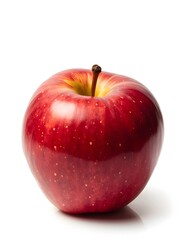 red apple isolated on a white background