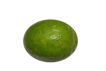 lime isolated. freen fruit. green natural fruit. lemon isolated.