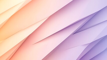 Abstract Pastel Colored Geometric Shapes Design