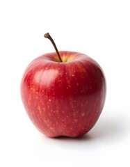 red apple isolated on a white background