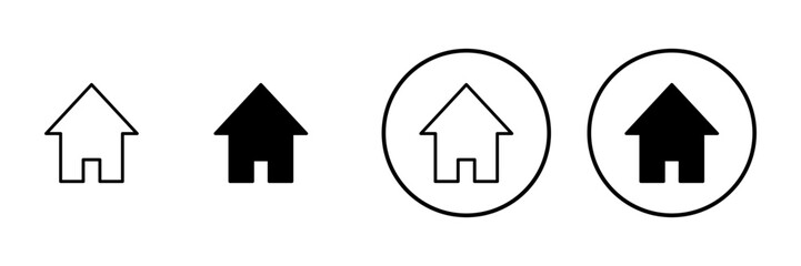House icon vector. Home sign and symbol