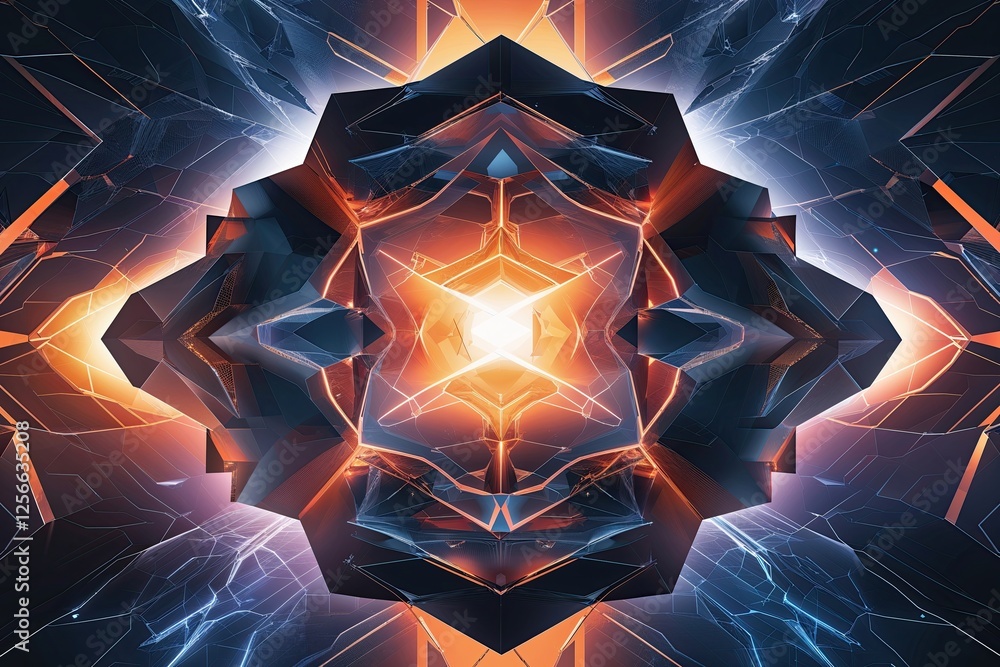 Poster transformational hexagonal matrix for enhanced data processing and visualization in technology