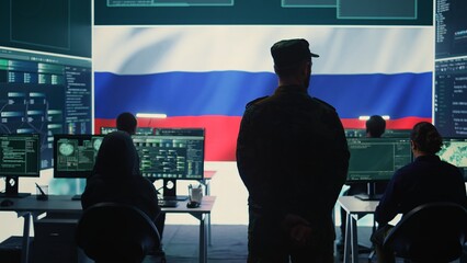 Military hacker from Russian army working in governmental control room cracking rival states...