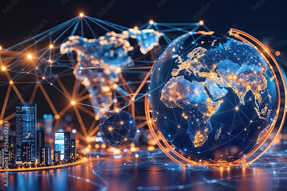 Poster advanced digital infrastructure for global data integration and adaptive networking