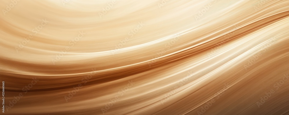 Poster smooth abstract golden waves texture with warm tones and fluid motion