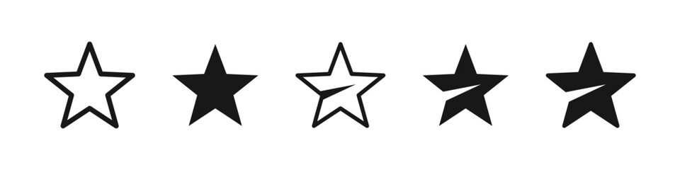 favorite star icon rating symbol reward rating mark icons