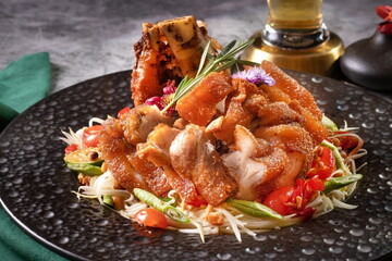 Food is any substance consumed to provide nutritional support for the body. It is typically derived from plants, animals, or fungi and contains essential nutrients such as carbohydrates, proteins, fat