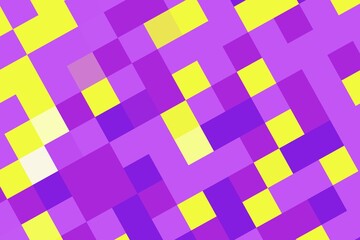 Purple pixel mosaic texture with structured geometric pattern. Abstract modern background concept