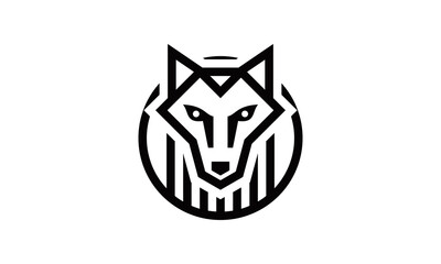 Wolf Head Logo Vector