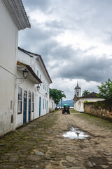 The old Historic center of Paraty, RJ, Brazil.