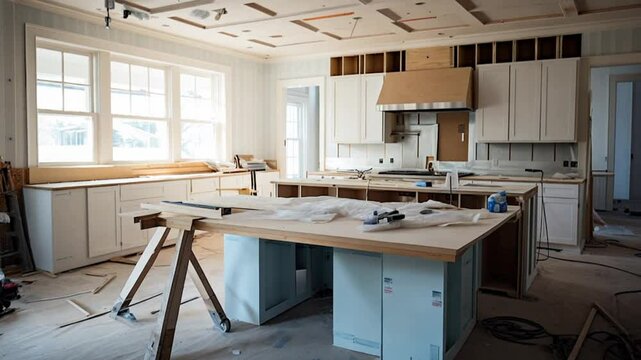 Kitchen under renovation