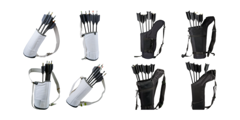 Various Archery Quivers for Outdoor Sports and Shooting Activities