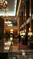 Reception in lobby vertical