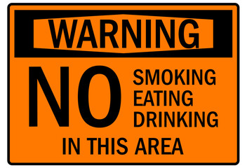 No smoking sign