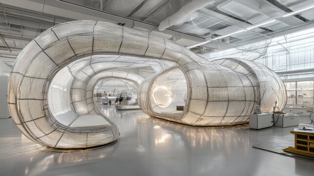 Biodegradable Installation: A Sustainable Architectural Marvel