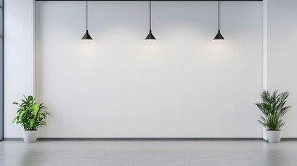 Modern office lobby with clean, minimal design and natural light, embodying simplicity and elegance