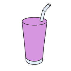 Illustration Smoothie Drink Isolated Background Beverage Icon