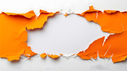 scrapbooking background made in bright orange and white colors with copy space 
