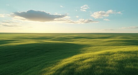 Peaceful and Natural Grassland.