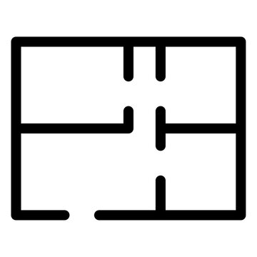 house floorplan icon
