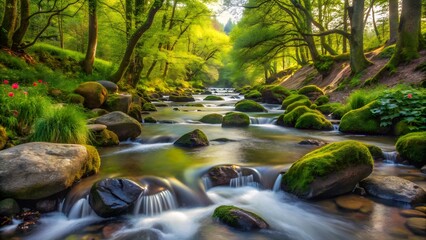 Serene Forest Stream