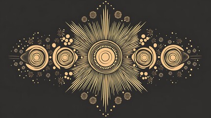 Abstract Cosmic Design, Symbolism, Pattern, for Print/Web Use