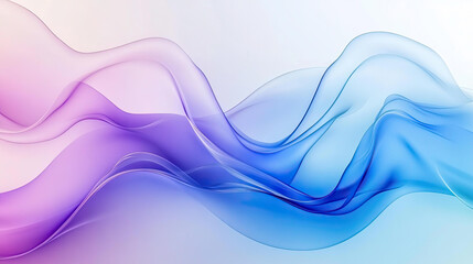 Fototapeta premium Abstract Purple and Blue Flowing Waves Background Design Image