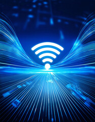 Imagen que representa la velocidad de la red wifi.