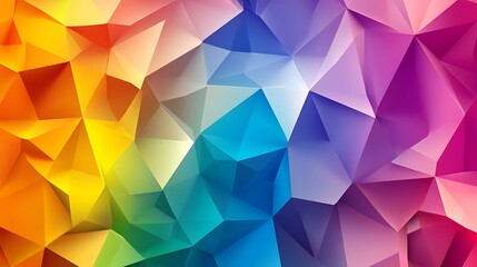 Obraz premium Abstract colorful polygonal background