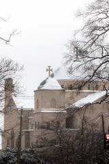 Snow Covered Buildings in Washington DC