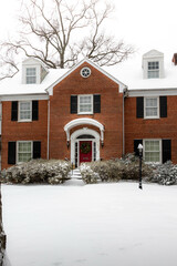 Snow Covered Buildings in Washington DC