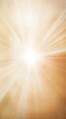 Abstract Radiating Light Pattern in Beige and White