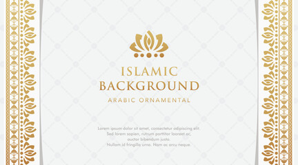 Vector Islamic Background Design Template