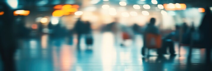 Blurred Motion: A Symphony of Lights and Movement in a Busy Urban Setting