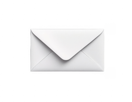 Minimalist modern envelope with subtle texture and clean creases, perfect for branding and stationery