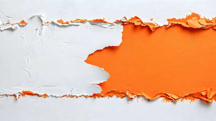 scrapbooking background made in bright orange and white colors with copy space 
