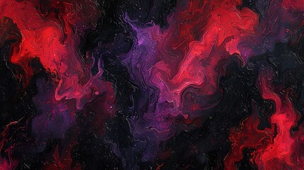 Fototapeta premium Abstract red purple swirls art background design.