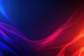 Obraz premium Abstract cosmic swirls of blue and red light