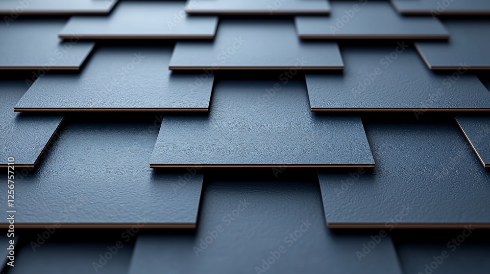 Aufkleber abstract blue squares overlapping texture background