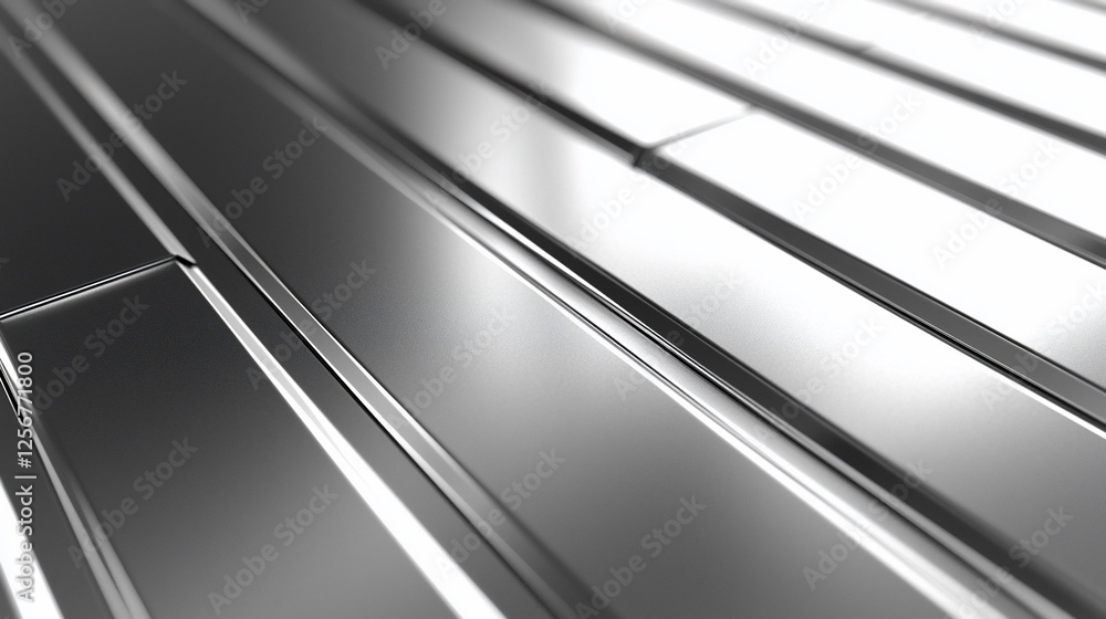 Poster metallic surface, diagonal lines, reflective background, abstract texture, design