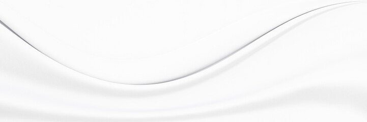 White gray satin texture that is white silver fabric silk panorama background with beautiful soft blur pattern natural.