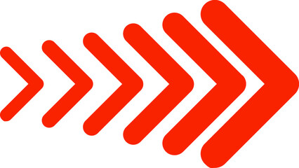 Obraz premium Abstract arrow speed icon. Sideways Arrow icon Striped direction sign, Turn right symbol. Data transfer technology concept. Vector element