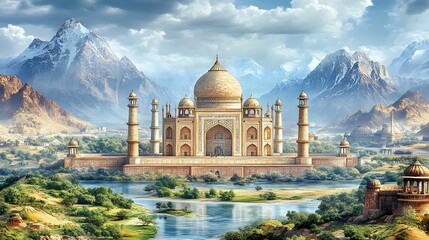 Fototapeta premium view of the cathedral of the sacred heart