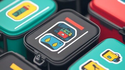 Fototapeta premium close up of a mobile phone