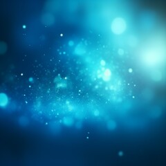 abstract blue background with bokeh