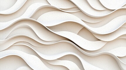 Obraz premium Abstract Wave Pattern Texture on a White Background for Modern Design Projects and Creative Visual Aesthetics