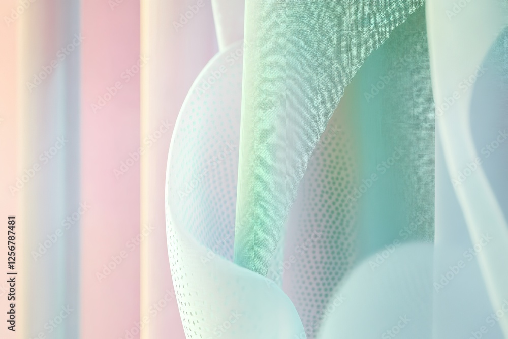 Poster pastel fabric layers create a soft textured abstract background with gentle colors